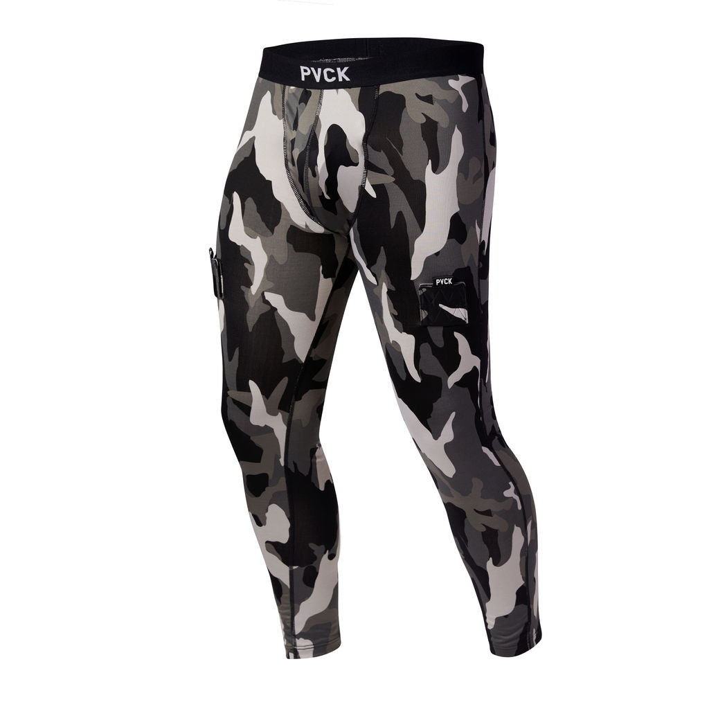 PVCK Men's Compression Jock Pant