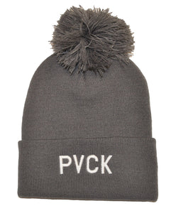 PVCK Cuff Knit with Pom
